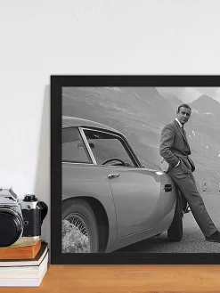 Stampa digitale incorniciata Sean Connery (James Bond)