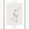 Stampa digitale incorniciata Femme Face