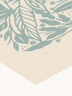 Stampa digitale incorniciata Soft Green Garden