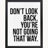 Stampa digitale incorniciata Don't Look Back