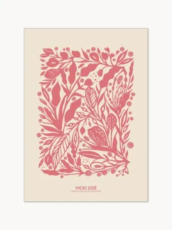 Stampa incorniciata Salmon Rose Garden