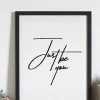 Stampa digitale incorniciata Just be You