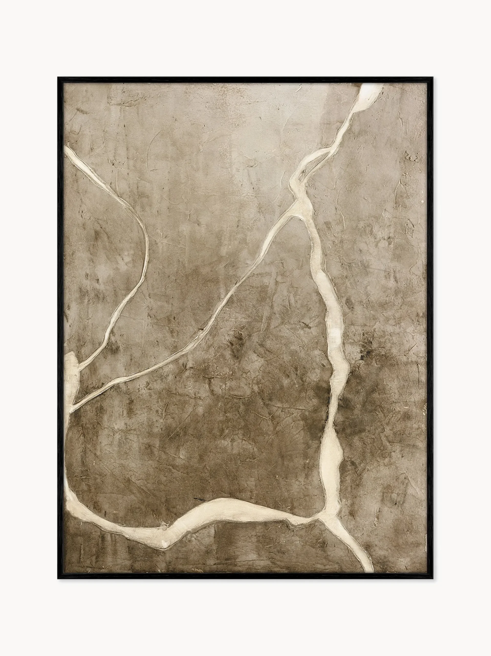 Stampa su tela incorniciata dipinta a mano Vibranium