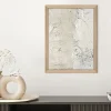 Stampa su tela incorniciata dipinta a manoWhite Surface