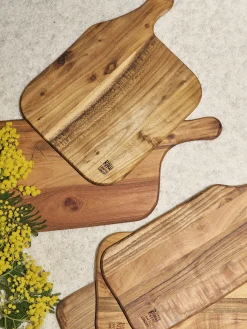 Tagliere in legno di teak Raw
