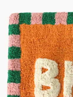 Tappetino da bagno in cotone Bisous