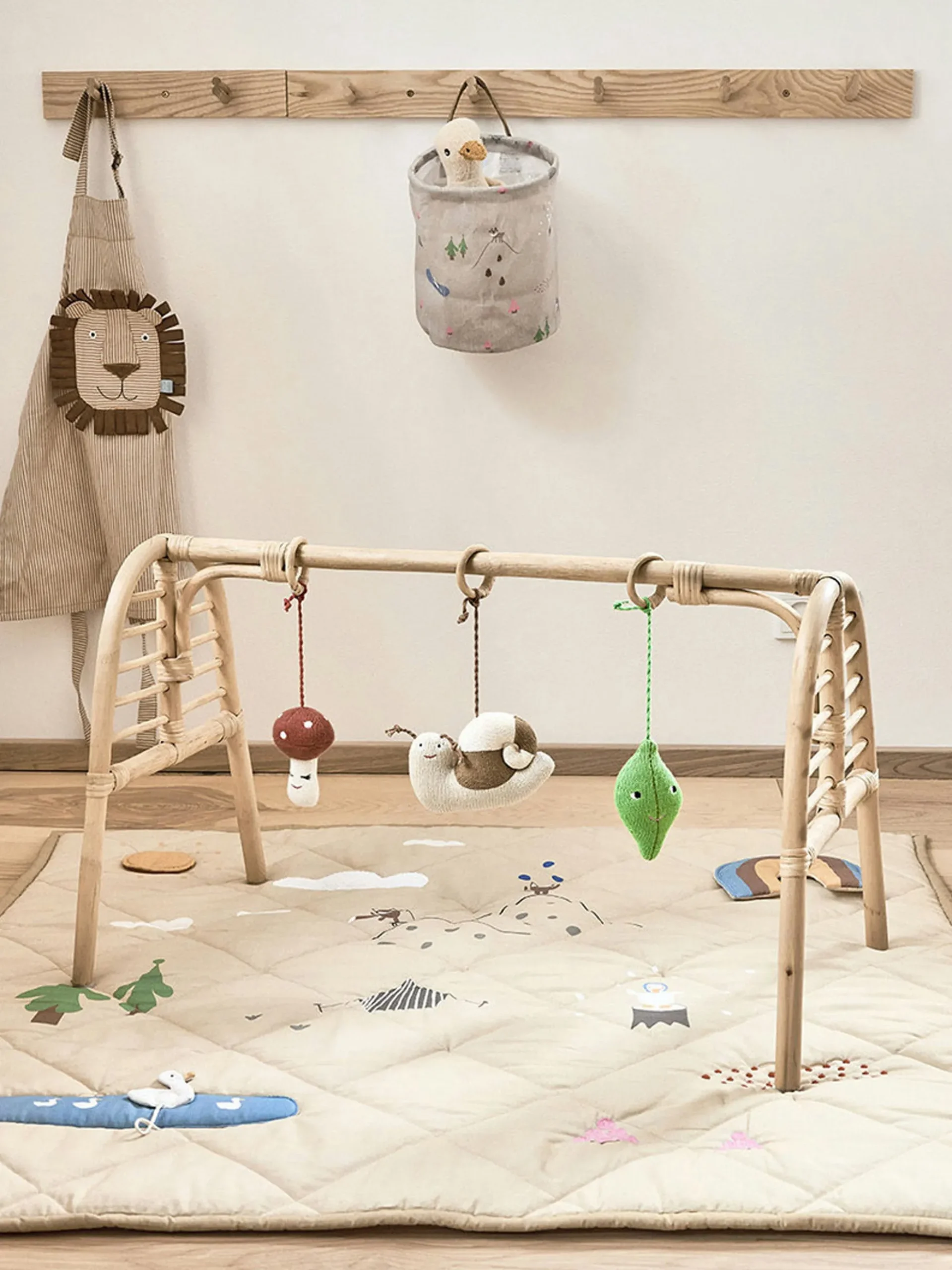 Tappetino da gioco in cotone Forest