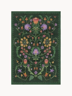 Tappeto a pelo corto lavabile Protea by Iris Apfel