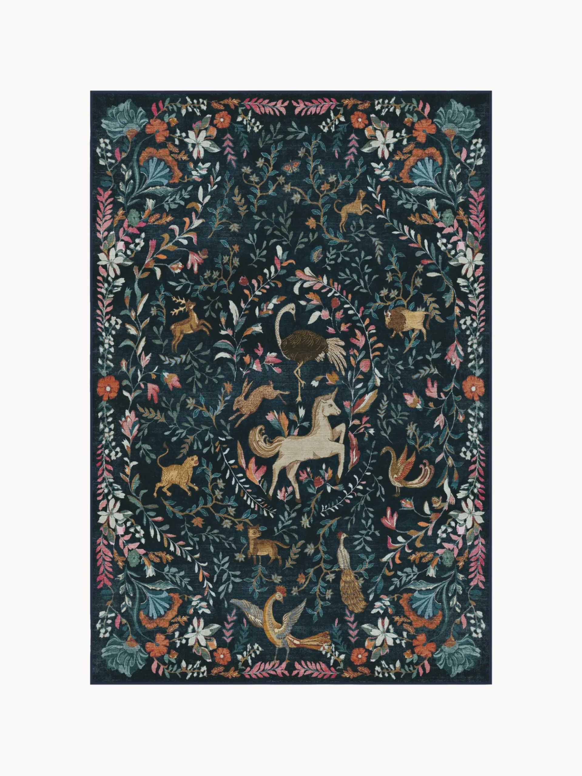 Tappeto a pelo corto lavabile Dreamweaver di Iris Apfel