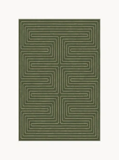 Tappeto a pelo corto lavabile Labyrinth by Jonathan Adler