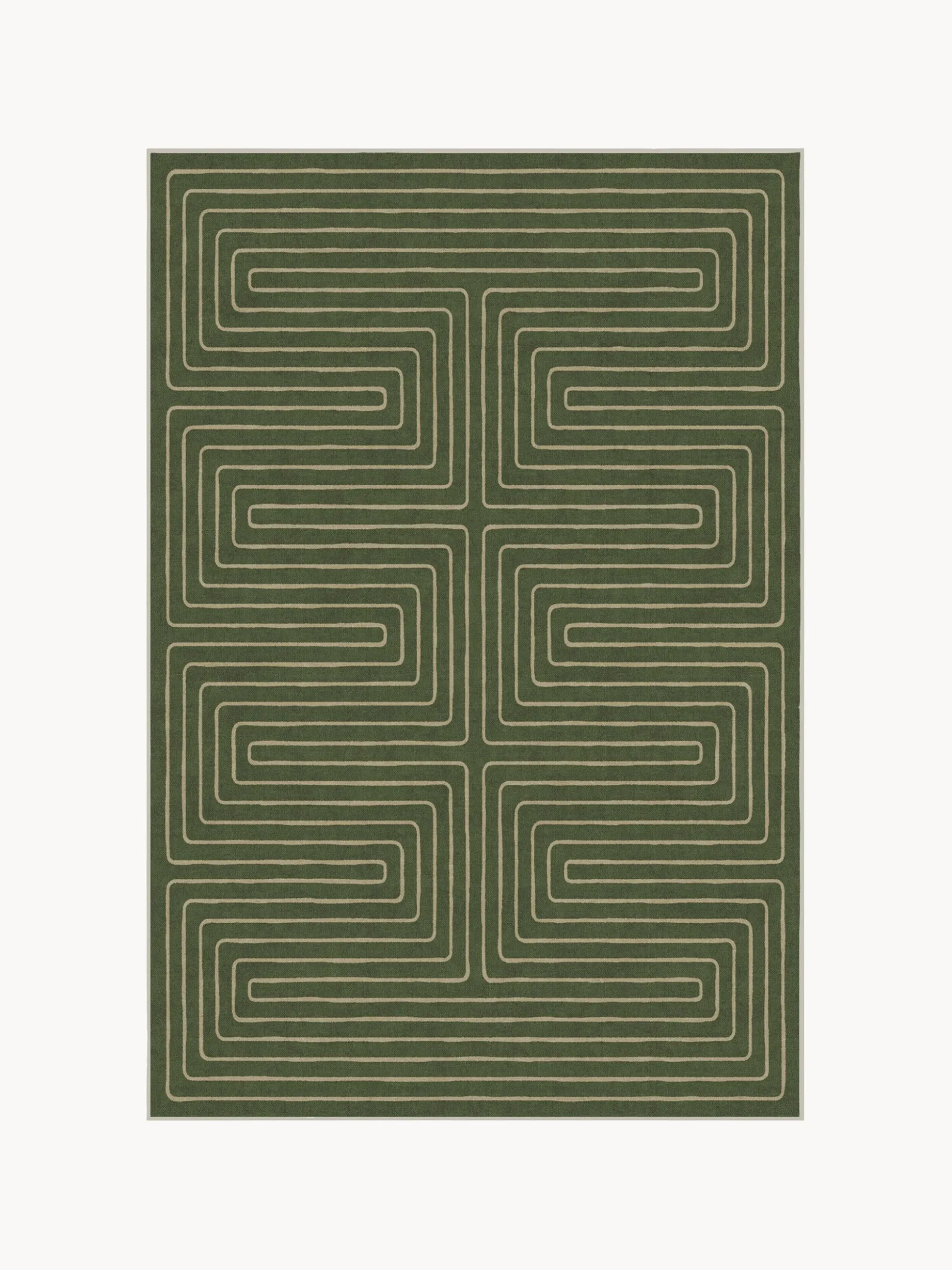 Tappeto a pelo corto lavabile Labyrinth by Jonathan Adler