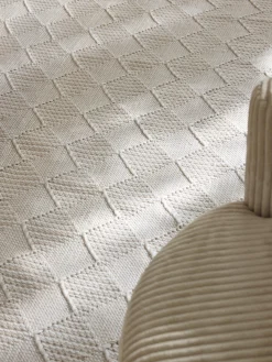 Tappeto da interno-esterno con struttura in rilievo Barcelona