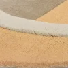 Tappeto in lana annodato a mano con effetto alto-basso Papillon