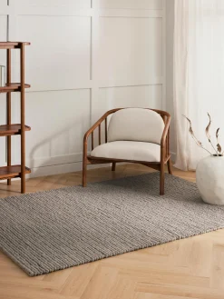 Tappeto in lana con struttura intrecciata Bruna