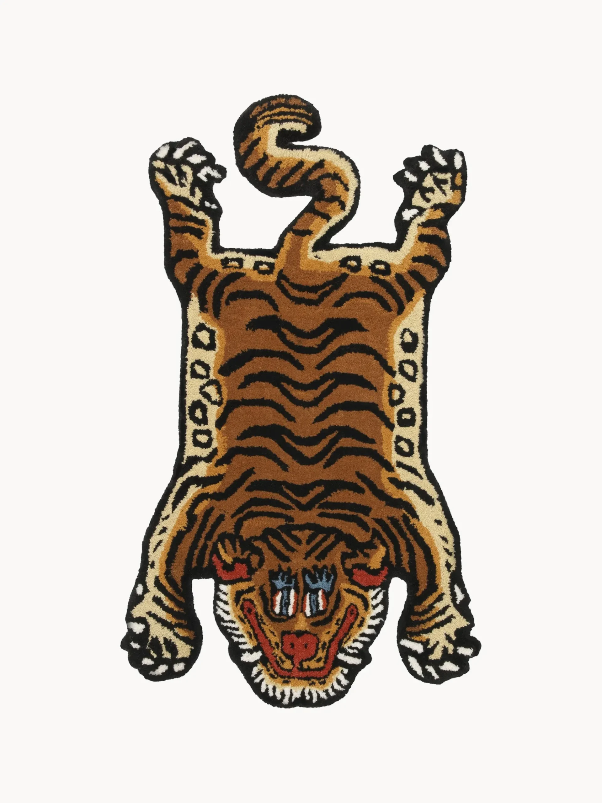 Tappeto in lana fatto a mano Tiger