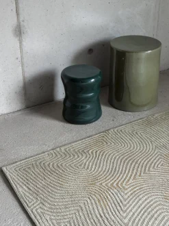 Tappeto jacquard lavabile da interno-esterno Coral
