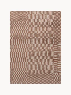 Tappeto jacquard lavabile da interno-esterno Berber