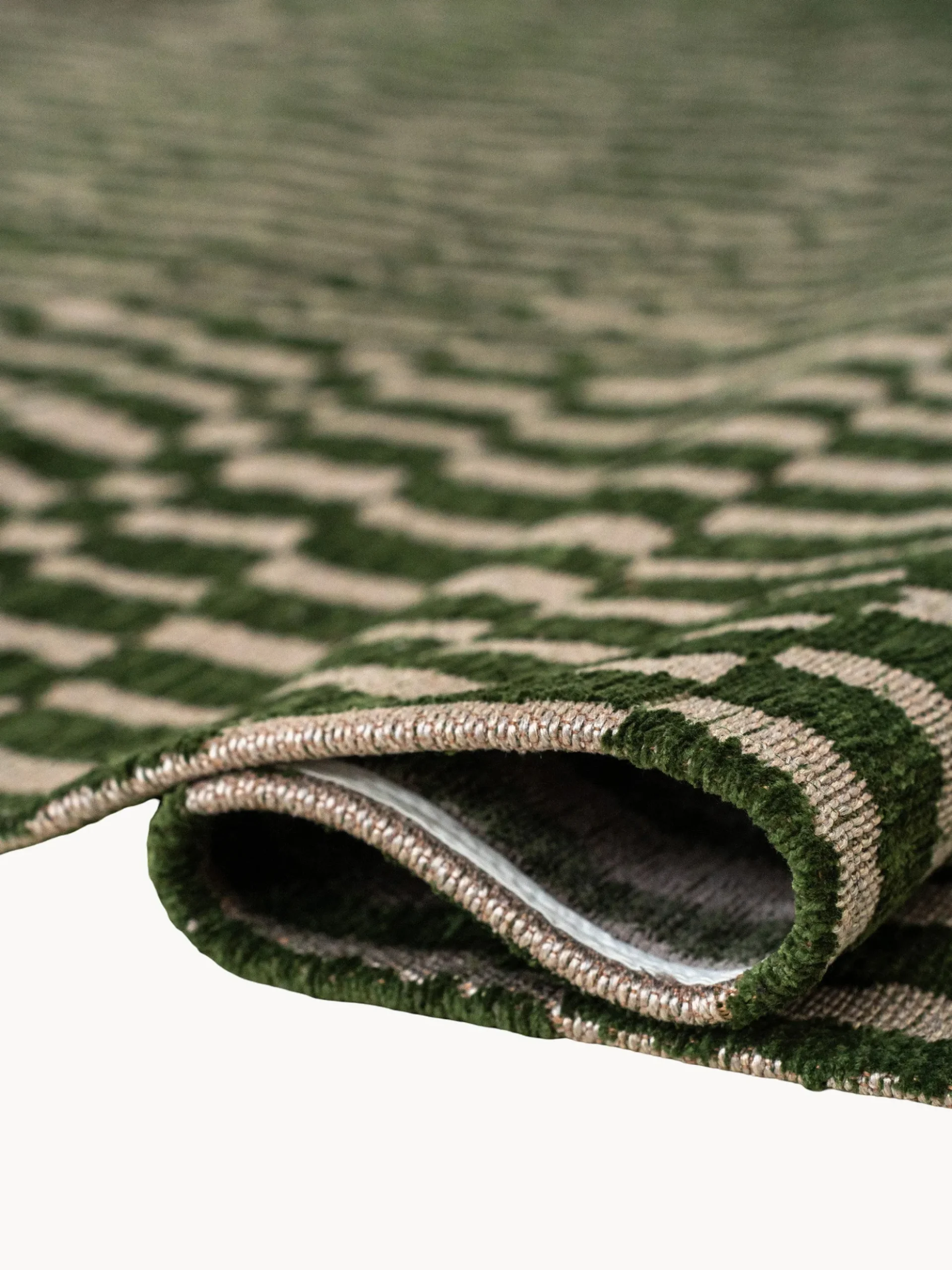 Tappeto jacquard lavabile da interno-esterno Berber