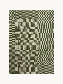 Tappeto jacquard lavabile da interno-esterno Berber