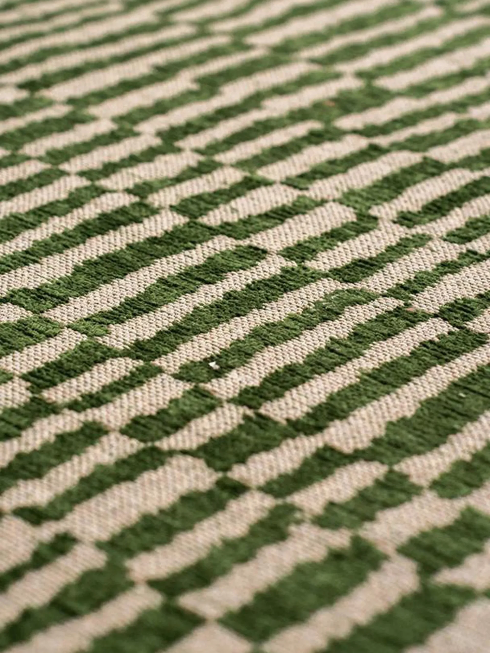 Tappeto jacquard lavabile da interno-esterno Berber