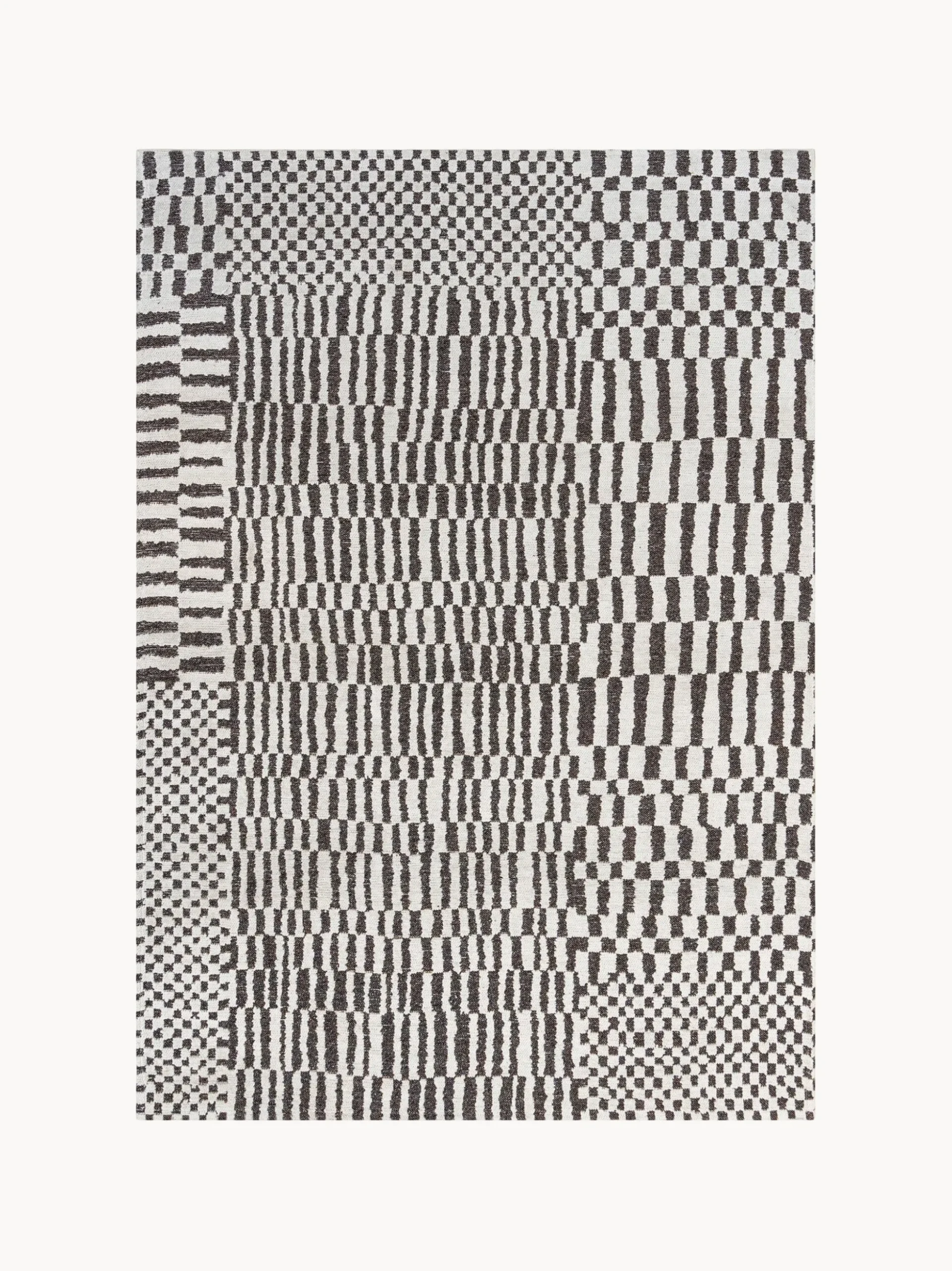 Tappeto jacquard lavabile da interno-esterno Berber