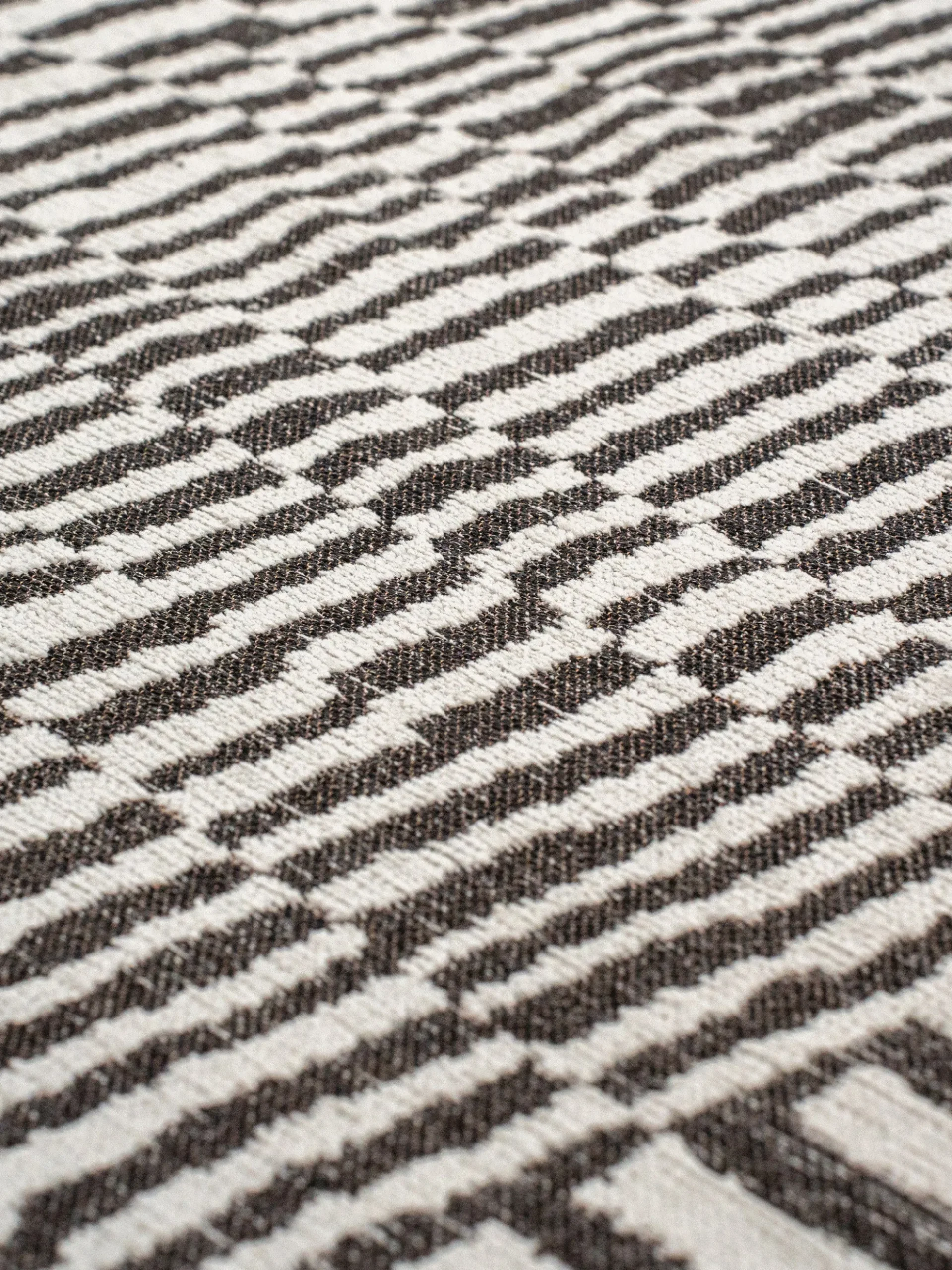 Tappeto jacquard lavabile da interno-esterno Berber