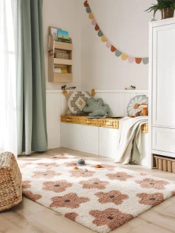 Tappeto per bambini con motivo floreale Gobi