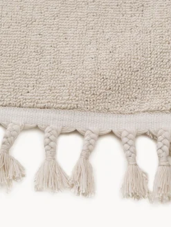 Tappeto per bambini con nappe e motivo in rilievo Momo