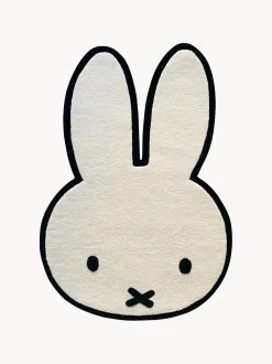 Tappeto per bambini fatto a mano con forma di coniglio Miffy