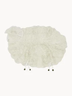 Tappeto per bambini in lana tessuto a mano Sheep, lavabile