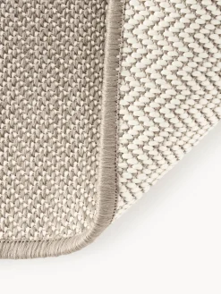 Tappeto reversibile da interno-esterno con motivo zigzag Cort