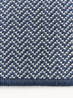 Tappeto reversibile da interno-esterno con motivo zigzag Cort