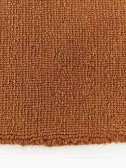 Tappeto rotondo in cotone tessuto a mano Lora