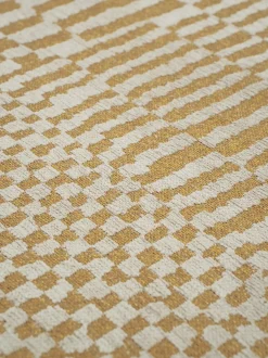Tappeto rotondo jacquard lavabile da interno-esterno Berber