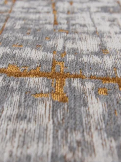 Tappeto rotondo jacquard lavabile da interno-esterno Griff