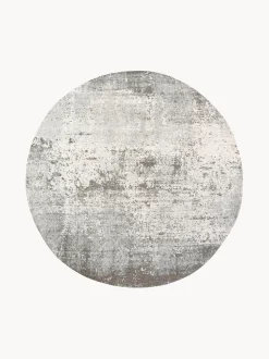 Tappeto rotondo jacquard lavabile da interno-esterno Virgin Land