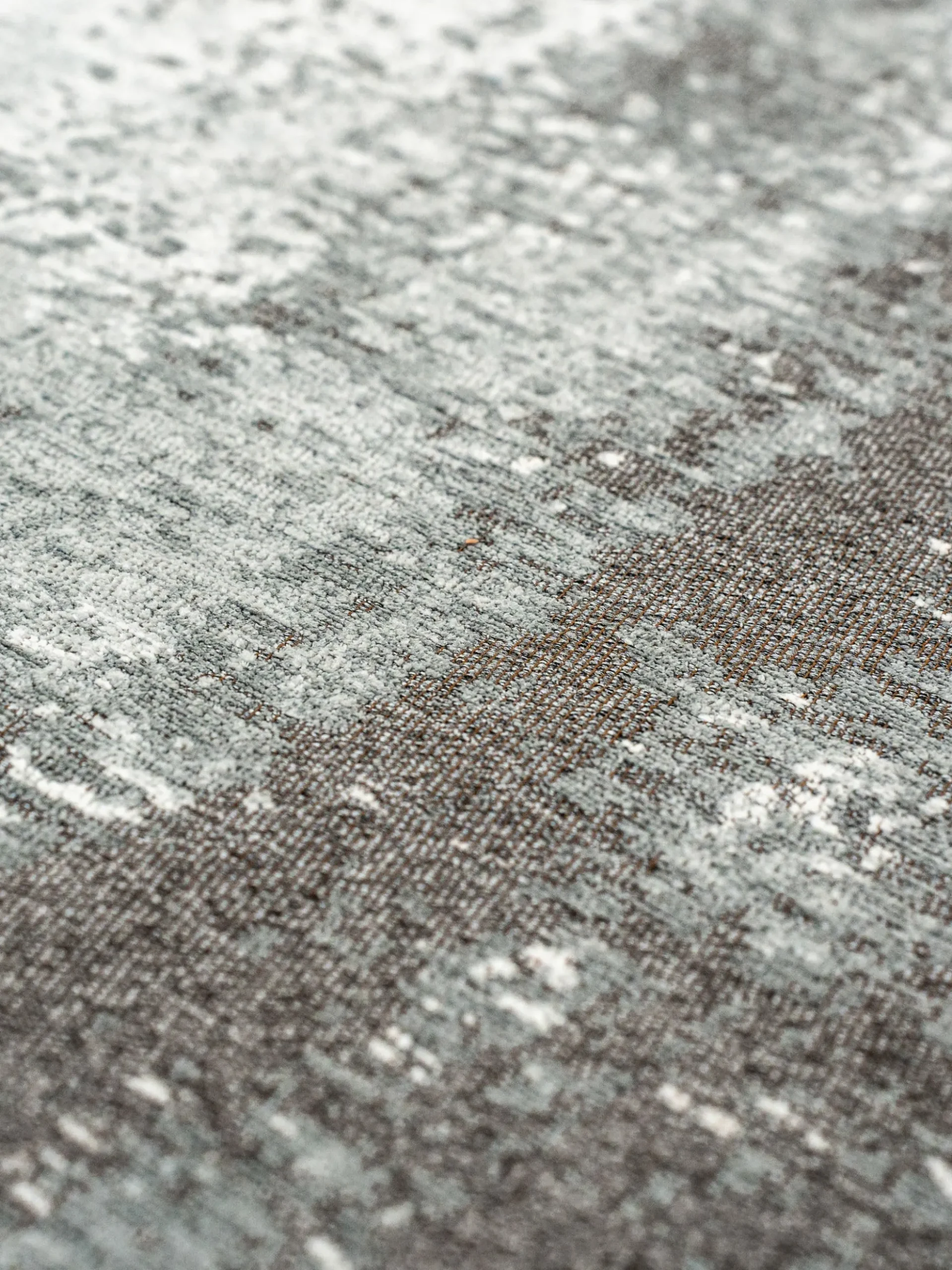 Tappeto rotondo jacquard lavabile da interno-esterno Virgin Land