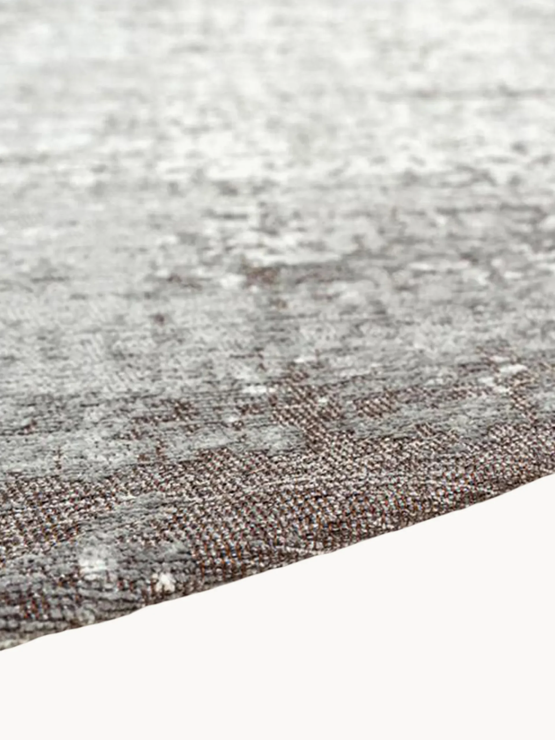 Tappeto rotondo jacquard lavabile da interno-esterno Virgin Land