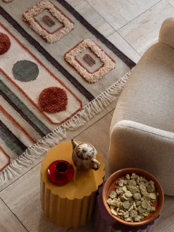 Tappeto alto tessuto a mano con nappe Haydon, varie misure