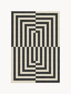 Tappeto a pelo corto lavabile Op Art by Jonathan Adler