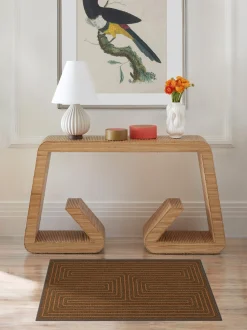 Tappeto a pelo corto lavabile Labyrinth by Jonathan Adler