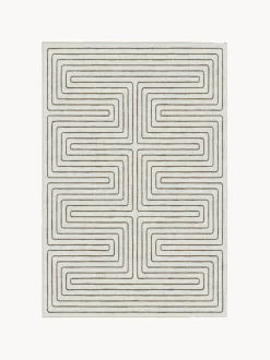 Tappeto a pelo corto lavabile Labyrinth by Jonathan Adler