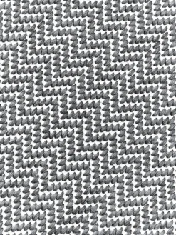 Tappeto da interno-esterno reversibile con motivo zigzag Cort