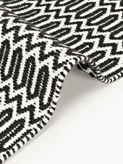 Tappeto da interno-esterno tessuto a mano con motivo geometrico Rune