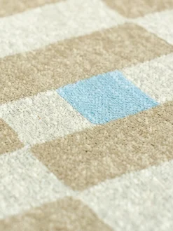 Tappeto jacquard lavabile da interno-esterno Chess