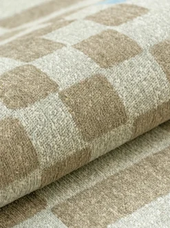 Tappeto jacquard lavabile da interno-esterno Chess