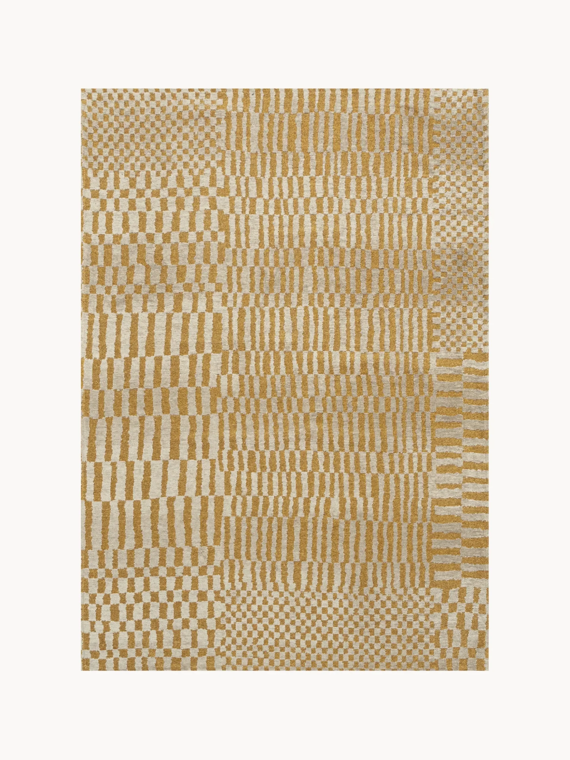 Tappeto jacquard lavabile da interno-esterno Berber