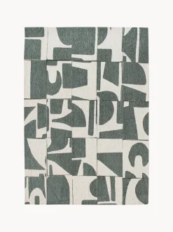 Tappeto jacquard lavabile da interno-esterno Papercut