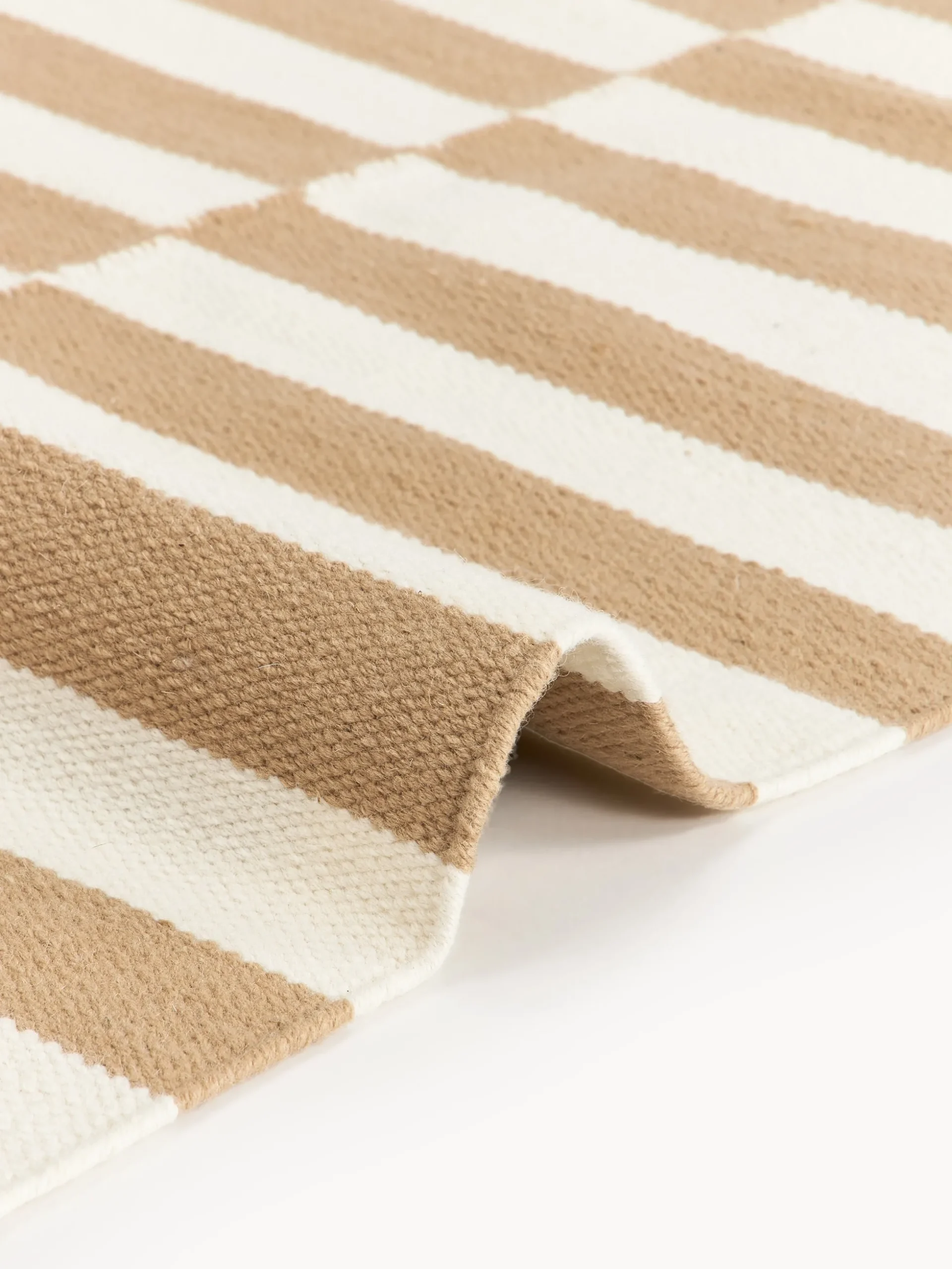 Tappeto kilim a righe tessuto a mano Donna