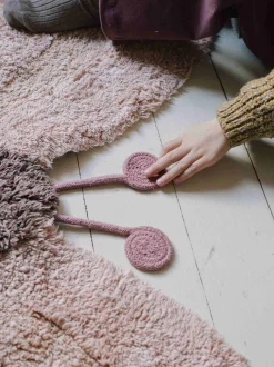 Tappeto per bambini fatto a mano Baby Butterfly, lavabile